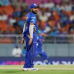 Rohit Sharma, PBKS vs MI IPL 2025 Sinais do capacete do companheiro de equipe após se qualificar 2 (relógio)