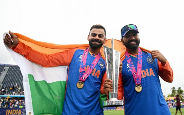 Rohit Sharma compartilha a assembléia emocionante no primeiro aniversário da vitória da Copa do Mundo de 2024 da Índia em 2024 (relógio)

