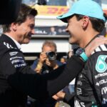 Russell sobre Verstappen para Mercedes: Toto Wolff toca chances de mover o sucesso de bilheteria em 2026.