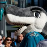 SJ Sharkie de San Jose Shark's Ultimate Honor - para um mascote