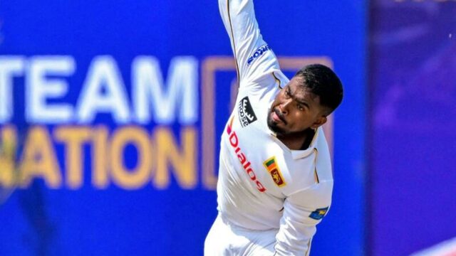 SL contra a proibição 1º teste: o estreante do Sri Lanka Rathnayake muda de boliche para se concentrar na fraqueza da massa

