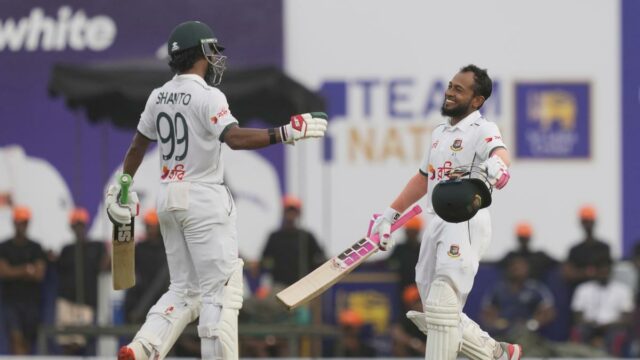 SL vs. Ban, 1º Teste: Registro Coloque Bangladesh no comando contra o Sri Lanka


