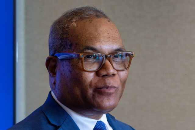 Eddie Aubrey será apresentada na terça -feira, 16 de abril de 2024, durante uma conferência de imprensa na prefeitura em San Jose, Califórnia, como uma nova mineração policial independente do prefeito Matt Mahan (Karl Mondon/Bay Area News Group).