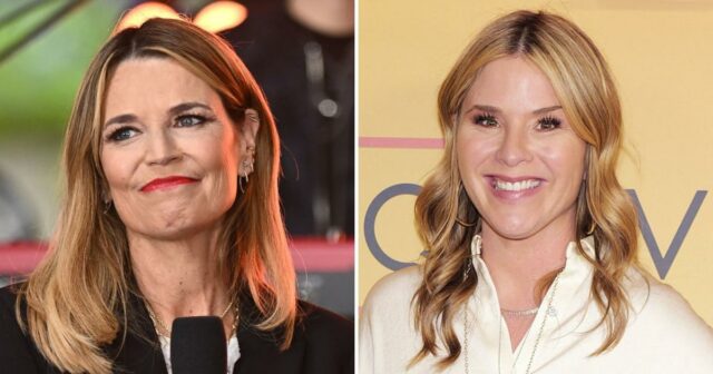 GetTyImages-2214308219 Comentário da gravidez de Savannah Guthrie confunde fãs de Jenna Bush Hager