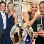 Scott Wolf retorna às mídias sociais com uma foto de crianças depois de enviar um divórcio com sua esposa Kelley: "My Forever Squad"