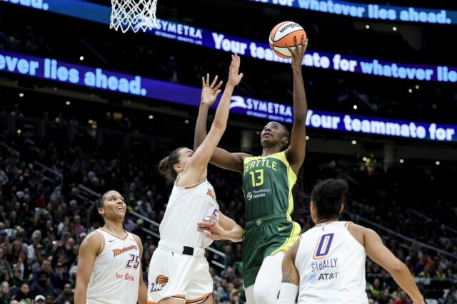 Seattle Storm vs Phoenix Mercury prevê séries iniciais e pintura de profundidade para 7 de junho | 2025 WNBA COMISSARY CUP 

