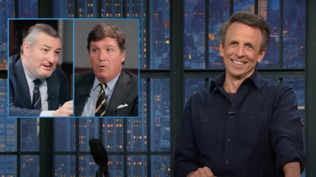 Seth Meiers está encantado, mas está confuso com o argumento do Tucker Carlson-TED Cruz: como 'Alien vs. Predator', onde é o vídeo direto

