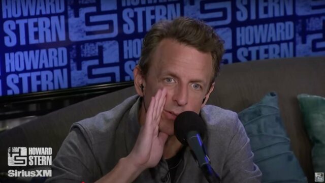 Seth Meiers se conserta para não se lembrar do lixo para conversar sobre pessoas famosas com Amy Poehler e Rachel Dratch | Vídeo

