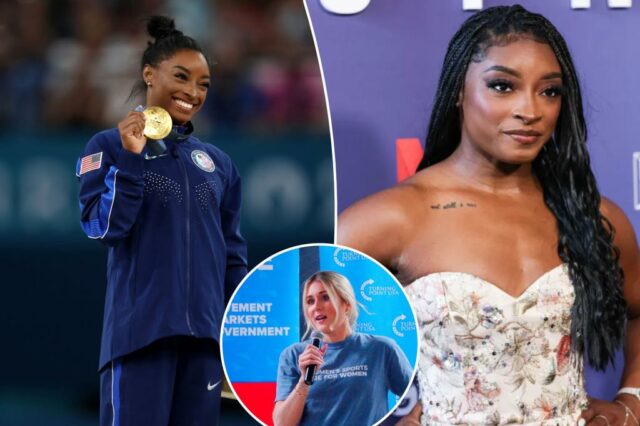 Simone Biles compartilha a mensagem misteriosa de "loucura" no Instagram depois de deixar X na controvérsia do atleta trans

