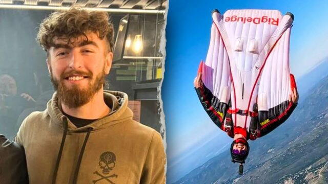Skydiver Campeon cai até a morte durante o salto de wingsuit

