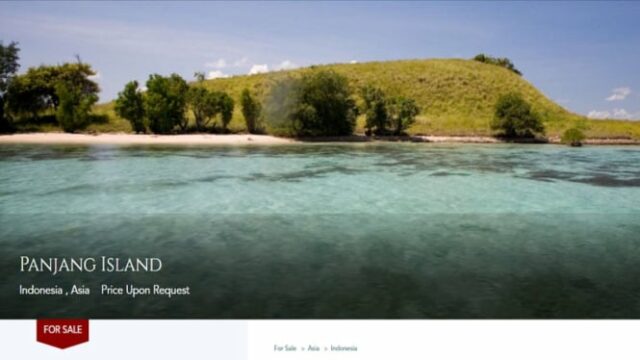 Splashy Pulau Panjang em Sumbawa para venda on -line, KKP: Island em RI não pode ser negociado

