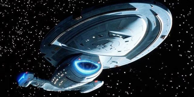 Star Trek "Testes do ícone é o possível da bola espacial

