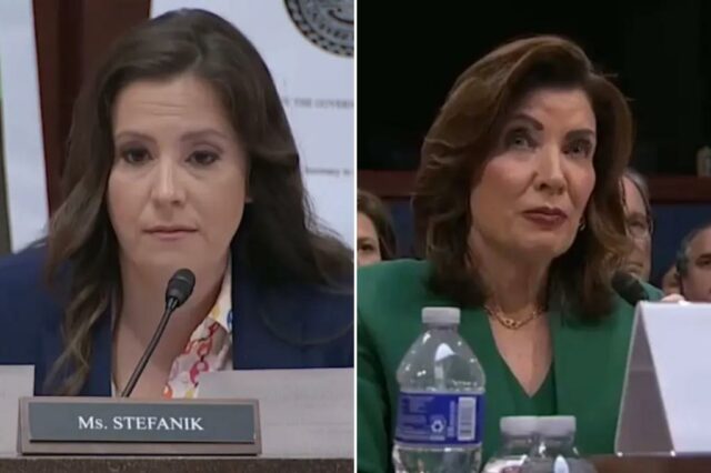 Stefanik começa no "Pior Governador da América" ​​para Hochul Jabs em Cuts Medicaid

