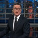 Stephen Colbert lamenta ao contrário de Trump, George em Bush 'nos respeitou o suficiente para mentir para nós "sobre guerras marcadas