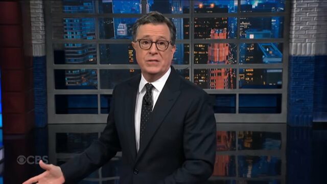 Stephen Colbert lamenta ao contrário de Trump, George em Bush 'nos respeitou o suficiente para mentir para nós "sobre guerras marcadas

