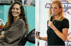 “Sue Bird deve considerar Cathy Engelbert como comissário” – os fãs reagem sinceramente à declaração positiva da WNBA Legend sobre fisicalidade. Sue Bird será homenageado pela escultura fora do clima refém em Seattle. (Foto: Imagen)