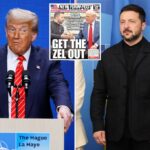 T-shirt Zelensky Rowes para se reunir para uma reunião com o presidente Trump