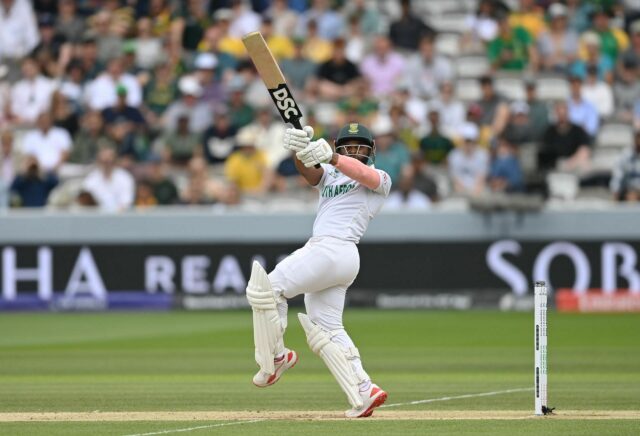 TEMBA BAVUMA, PAT CUMMINS SA VS AUS AUS AUS 2025 DRETE para os seis primeiros da final do WTC (relógio)


