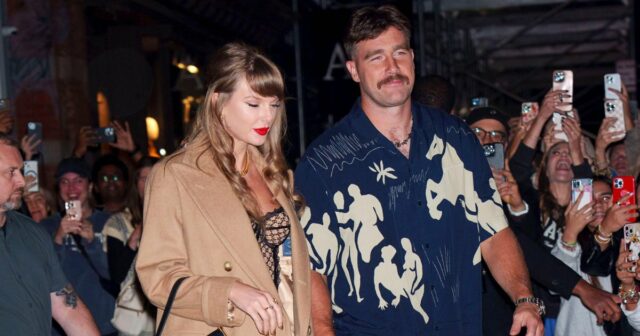 Travis Kelce e Taylor Swift compartilham dança romântica no casamento
