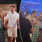 Taylor Swift acaricia Travis Kelce durante o íntimo "Shake It Off" dança lenta