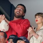 Taylor Swift e Travis Kelce fizeram um desempenho surpreendente na final da Copa Stanley hoje à noite