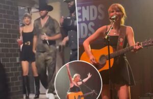 Taylor Swift é vivido pela primeira vez desde que foi recuperado por seus mestres no show de Nashville, liderado por Travis Kelce Taylor Swift é vivido pela primeira vez desde que foi recuperado por seus mestres no show de Nashville, liderado por Travis Kelce