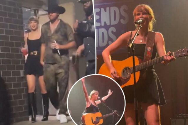 Taylor Swift é vivido pela primeira vez desde que foi recuperado por seus mestres no show de Nashville, liderado por Travis Kelce

