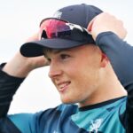 Thomas Rew do Capitão Inglaterra Sub-19 em ODI vs Índia Sub-19