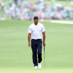 Tiger Woods de volta em Augusta nacional, pela primeira vez pela ferida