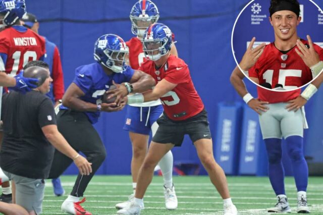 Tommy DeVito "Tente continuar" com Giants como perguntas sobre seu futuro tear

