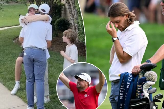 Tommy Fleetwood tem um momento tocante com sua esposa depois de esmagar US $ 3,6 milhões campeonatos do Campeonato do Campeonato

