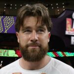 GetTyimages 2219870513 Travis Kelce fica tímido quando você é solicitado a cantar a música favorita de Taylor Swift