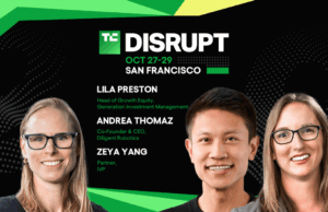 Três potências se relacionam com a forma como você pode se preparar para o seu aumento de fase posterior no TechCrunch Disrupt 2025 TechCrunch Disrupt 2025 Andrea Thomaz, Lila Preston, Zeya Yang