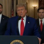 Trump anuncia que nos bombardeamos três lugares nucleares no Irã