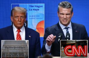 Trump sugere que a CNN, NY Times pode demitir repórteres que escreveram sobre a avaliação da greve de “baixa confiança” do Irã Trump sugere que a CNN, NY Times pode demitir repórteres que escreveram sobre a avaliação da greve de "baixa confiança" do Irã