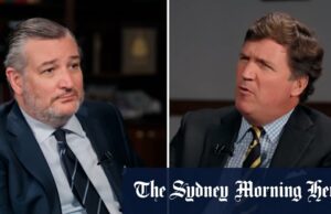 Tucker Carlson e Ted Cruz Spar no Irã Tucker Carlson e Ted Cruz Spar no Irã