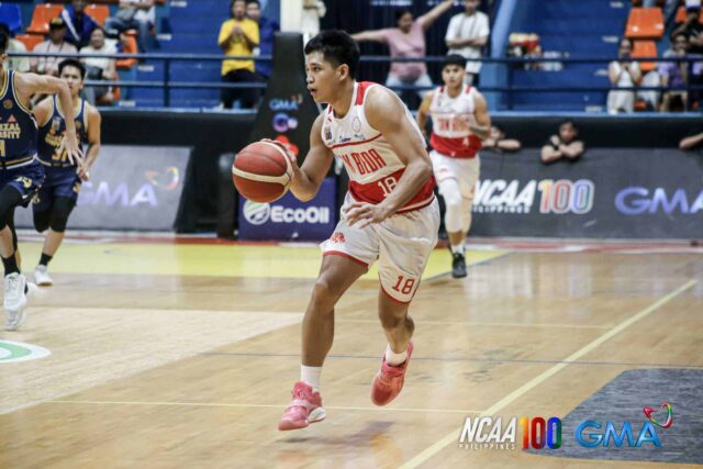 James pagando San Beda Red Lions NCA Temporada 100
