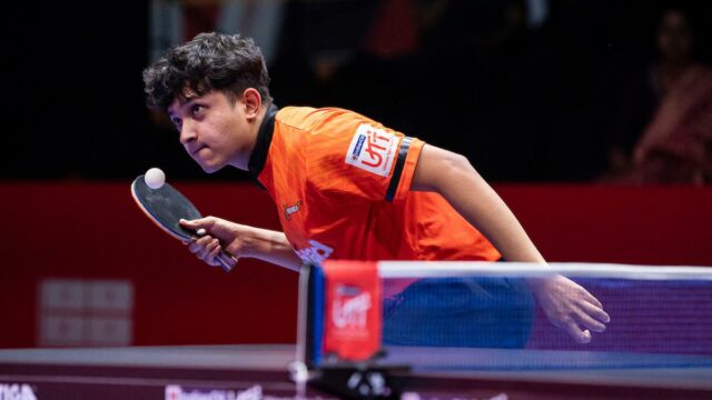 UTT 2025: Abhinandh Inspire U Mumba em um lugar semi -final com uma vitória sobre Dabang Delhi TTC

