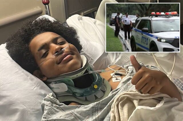 Um adolescente de Nova York descreve o momento aterrorizante em que um raio o atingiu em Central Park: "Eu aparentemente tenho sorte"

