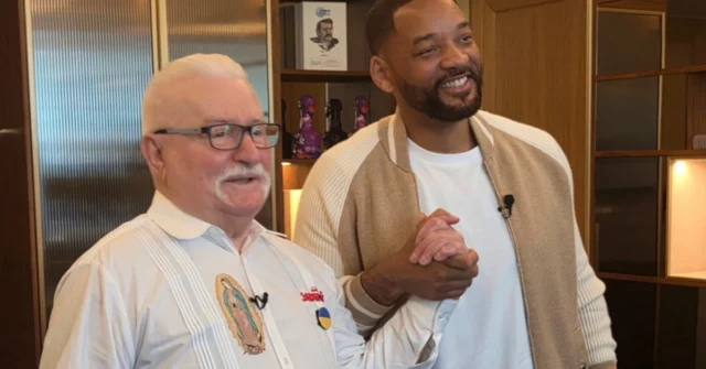 Uma reunião incomum de Will Smith e o ex -presidente. Que dupla!


