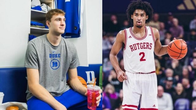 VÍDEO: Potenciais 5 principais eleições Cooper Flagg e Dylan Harper estão bloqueadas durante o treinamento antes do draft de 2025 da NBA

