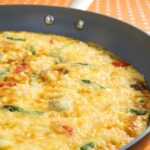 Vegetais fritos -Frittata é irresistível para o café da manhã ou almoço