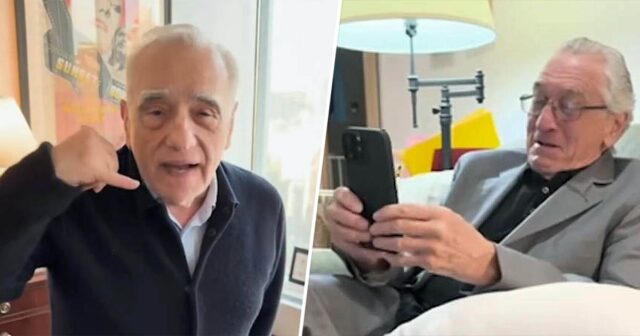 Veja a reação hilária de Martin Scorsese para Robert de Niro chamando -o para dizer 'boa noite'

