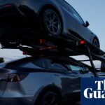 Venda britânica de novos carros Tesla caiu em terceiro em maio em maio no meio da reação de almíscar