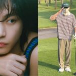 "Vendido King" -inolar, Kim Taehyung, da mais recente atualização de mídia social da BTS Manors Golf, vendida algumas horas após a atualização