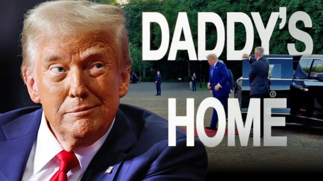 Donald Trump Dadding para casa 1
