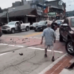 Vídeo mostra os carros empilhados no acidente de Gatlinburg major