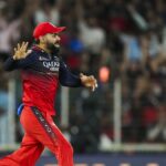 Virat Kohli depois de vencer
