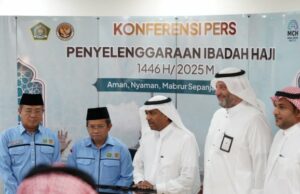 Visita do Ministro da Saudita de Wamenhaj, Presidente do PPIH 2025 Teste de chamadas de chamada na implementação do Hajj indonésio Visita do Ministro da Saudita de Wamenhaj, Presidente do PPIH 2025 Teste de chamadas de chamada na implementação do Hajj indonésio