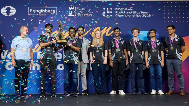 WR Chess ganha 2025 Fide World Blitz Team Championship, protege o título sem Magnus Carlsen

